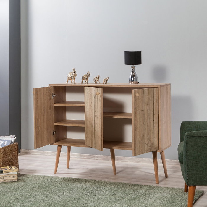 Hanah Home Consola Mega - 728 Roble Sonoma Hanah Home Consola Mega - 728 Roble Sonoma